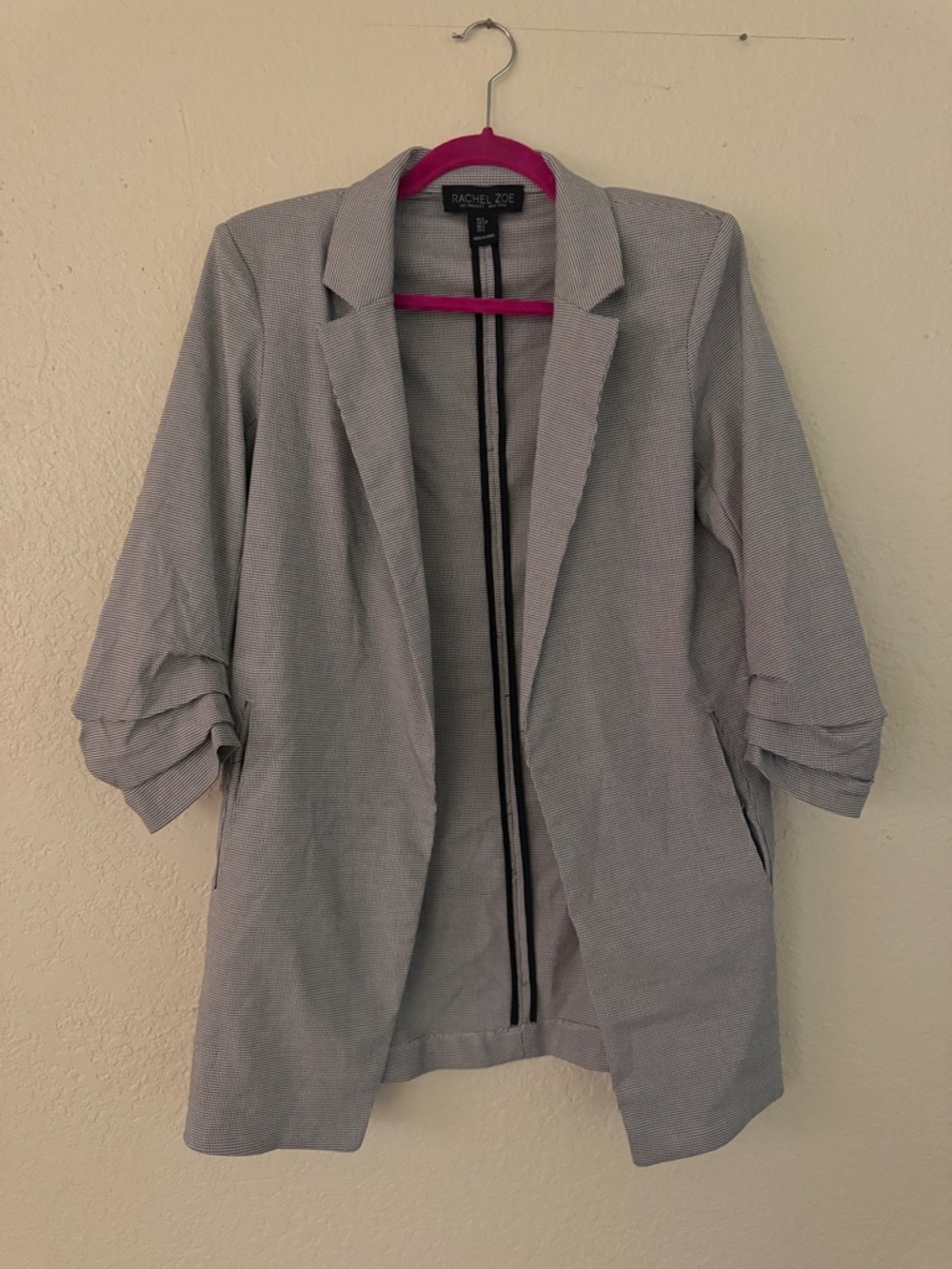 Rachel Zoe Light Gray Tailored Blazer Jacket